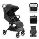 Mamazing Ultra Air Lightweight Baby Travel Stroller with Carbon Fiber Frame, Jet, Stroller with Accessories