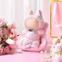 Car Seat Protective Show Accessories - 6.7in / 5.9in Doll Storage - La Boo-Boo Doll  Real Original (White)