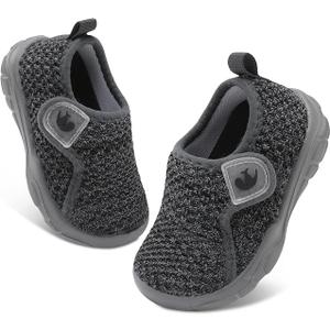 FEETCITY Baby Shoes Boys Girls First Walking Shoes, 15-18 Months Infant