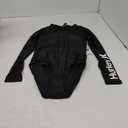 Hurley Long Sleeve Womens One Piece Swimsuits, Swimsuit for Women, Bathing Suit for Women, Swim Suit UPF 50+ SPF UV Protected (Medium, Black)