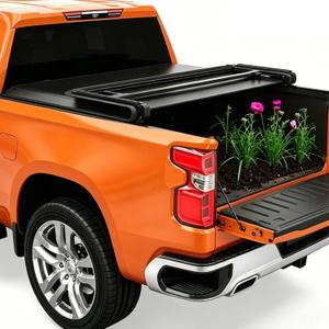 5ft Soft Tri Folding Tonneau Cover for Honda Ridgeline 2017-2026