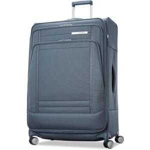 Samsonite UpLIFT Lightweight Large Checked Softside Luggage with Spinner Wheels - Expandable - Airline-Approved, Polyester Soft Suitcase for Ultra Light Travel - Elemental Blue