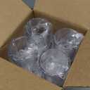 US Acrylic Classic Clear Plastic Reusable Drinking Glasses (Set of 8) 12oz Rocks & 16oz Water Cups | BPA-Free Tumblers, Made in USA | Top-Rack Dishwasher Safe