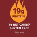 Quest Nutrition BBQ Protein Chips, 19g Protein, 4g Net Carb, Gluten Free, 1.1 oz (Pack of 12) (EXP 08/05/26)
