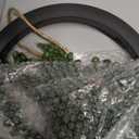 Der Rose 2 Pack Fake Plants Hanging Artificial Succulents Plants in Black Pots for Living Room Bathroom Accessories Boho Farmhouse Wall Decor