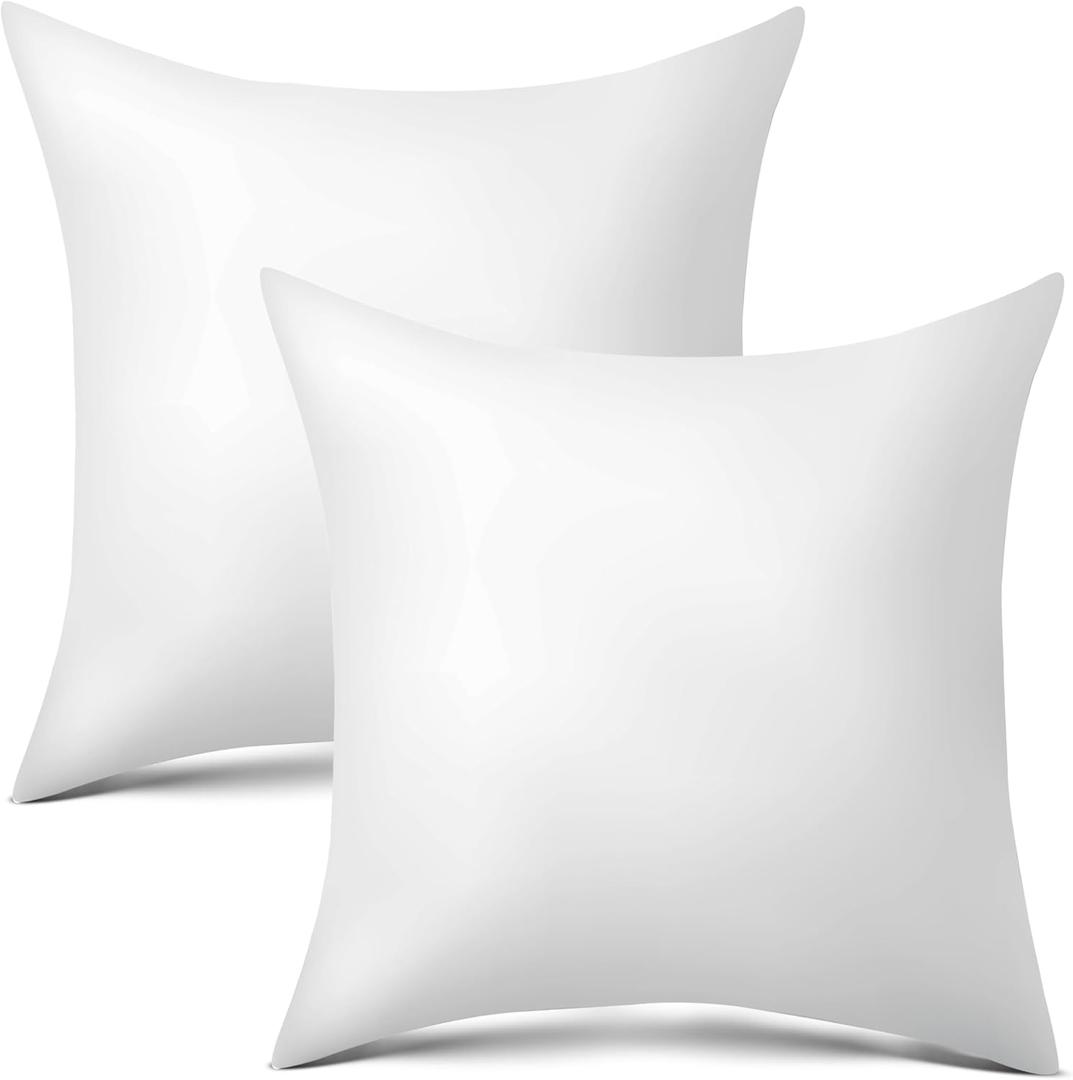 raajsee 16x16 Pillow Inserts Set of 2, Firm nd Fluffy Down Alternative Throw Pillows for Couch, Pillow Stuffing for Couch Sham Filler, Sofa Pillow from 16x16, Throw Pillow Inserts 16 x 16 raajsee 16x16 Pillow Inserts Set of 2, Firm nd Fluffy Down Alternative Throw Pillows for Couch, Pillow Stuffing for Couch Sham Filler, Sofa Pillow from 16x16, Throw Pillow Inserts 16 x 16