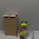Solar Garden Lights Frog Statue with Solar Lantern Lights,13.78in Tall Frog Decor Fairy Accessories,Birthday Gifts for Women Mom Grandma,Big Metal Decorative Stakes for Home decor,Patio,Porch,Yard Art