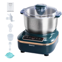Electric Dough Maker with Ferment Function, 5L(4.5QT) Dough Mixer Machine with Stainless Steel Bowl, Flour Kneading Machine for Pizza Bread,onion green