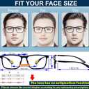 Distance Nearsighted Glasses For Men, Near Sighted Vision Driving Women Eyeglasses, See Farsighted Myopia TR90 Frame