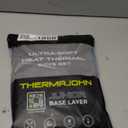 Thermajohn Long Johns Thermal Underwear for Men Fleece Lined Base Layer Set for Cold Weather (Medium, Black)