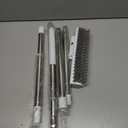 Grout Brush, Heavy-Duty Tile and Shower Floor Scrub Brush with Long Handle Stiff, Professional Grout Cleaner for Bathroom, Kitchen, Floor, Tile Brush Concrete Surfaces