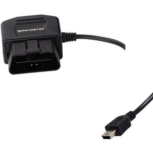 Universal OBD Power Cable for Dash Camera,24 Hours Surveillance/Acc Mode with Switch Button(Mini USB Port)
