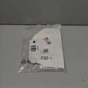 OLETHA Aesthetic Rectangle Tissue Box Cover, Medium Flat Box Tissues Holder Rectangular, White (Fits Medium Flat Box (110-160 Sheets)