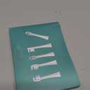 6 Pack Toothbrush Replacement Heads Compatible with WaterPik Sonic Fusion 2.0, FitMount Flossing Brush Head Fit for Water-Pic SF-01W SF-02W and 2.0 SF-03 SF-04 (White)