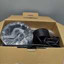 Pond Fountain Floating Pool Fountain & Floating Pool Skimmer 2 in 1 Machine w/ 7 Colors Submersible Light 660GPH Water Pump Aerator 30Ft. Power Cord for Ponds Swimming Pool Fishponds Lake (Black)