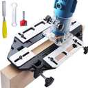 Aluminum Alloy Door Hinge Jig Door Hinge Hole Woodworking Hole Opener Slotting Locator Hinges for Wood Cabinet Kitchen Door Lock Installation