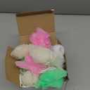 Raiten 36 Pack Mini Shower Loofah Bulk Small Bath Sponge Assorted Colors Exfoliating Mesh Loofah Sponge Travel Shower Puff Colorful Bath Pouf Body Wash Multi Color Bath Scrubber for Women