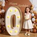 Marquee Letters 3 Feet Tall 3FT Large Light Up Letters O for Wedding Will You Marry Me Sign Happy Birthday Engagement Party Decorations Big Letterboard O