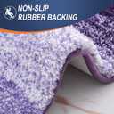OLANLY Bathroom Runner Rugs Mat 59x24, Extra Soft Absorbent Microfiber Bath Rugs, Rubber Backing, Quick Dry, Washable Long Bath Mats for Bathroom Floor, Tub and Shower, Home Decor Accessories, Violet
