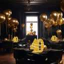 Eploger 40th Birthday Decorations for Men and Women,40th Anniversary Decorations,30cm Glod Glitter 40th Birthday Centerpieces for Table Decorations,Number 40 Table Topper Decor (Gold)