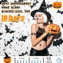 Geiserailie 28 Pack Halloween Adhesive Patches Compatible with Dexcom G7, CGM Patches, Colorful and Cute Design, Tape Stickers, Sensor Covers, Waterproof and Sweat-Proof, Flexible and Breathable