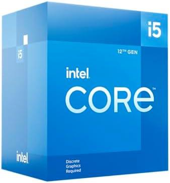 Intel® Core™ i5-12400F 12th Generation Desktop Processor (Base Clock: 2.5GHz, 6 Cores, LGA1700, RAM DDR4 and DDR5 up to 128GB)