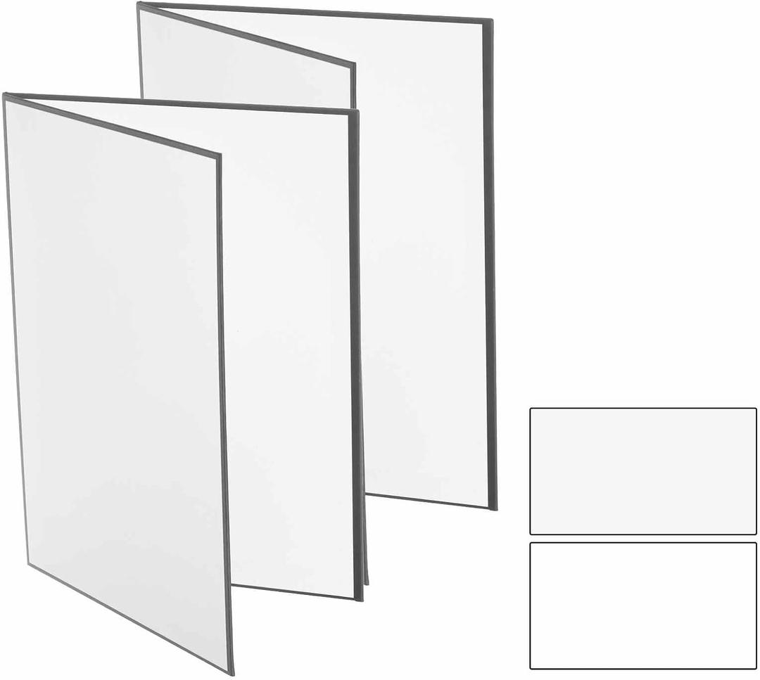 2Pcs 17"x11" Light Reflector 2 in 1 Photography Reflector Cardboards, Foldable & Stable for Still Life Product Food Photo Shooting, Self-Standing, White