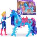 Unicorn Academy, Isabel & River Power of Friendship Set with Translucent Saddle & 2 Power Accessories, Dolls & Unicorn Toys for Girls Ages 4 and up