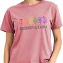 Autism Teach Shirts Women Autism Awareness T Shirt Autism Support Tee Tops Autism Teacher Short Sleeve Shirt