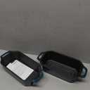 Bread Pan Cast Iron Loaf Pan with Lid Bread Loaf Pan 9x5 Inch Loaf Pan Enameled Cast Iron Sourdough Loaf Pan, Dark Cyan