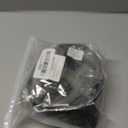 Gray Bun & Bangs Set 2PCS - Salt and Pepper Grey Clip in French Bangs with Twist Braided Bun Hairpiece Extension Bun and Bangs for Black Women