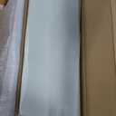 BARNSMITH 48in x 96in Glass Barn Door with 8FT Nickle Sliding Door Hardware Included, 5-Panel Frosted Glass Sliding Barn Door, Solid Wood Covered with Water-Proof PVC Surface, Easy Assembly, Black