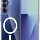 WILLONE for Samsung Galaxy Z Fold 7 Case Magnetic Clear, Anti Yellowing, Shockproof, Compatible with Wireless Charging, Transparent