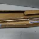 AIZESI One-Piece Brushed Gold Tension Shower Curtain Rod 41-73" No Drilling