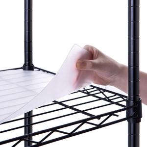 Poofzy Shelf Liners for Wire Shelving, 14 x 24 Non-Adhesive Wire Shelf Liner Plastic for Pantry, Kitchen Cabinets (3 PK, Clear)