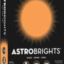 Neenah Astrobrights Bright Color Paper, 8 1/2in. x 11in., 24 Lb, FSC Certified, Cosmic Orange, Ream Of 500 Sheets, 21658