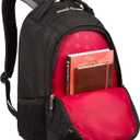 SwissGear 1186 Bungee Backpack, Black/Grey, 17-Inch