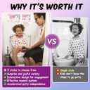 5 x 5 Fun Styles Potty Training Chart Unicorn Castle Reward Stickers 10 Mermaid Farm Poop Chart with 315 Clown Potty Training Stickers for Toilet Success Toddlers Boys Girls