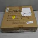 Heated Bird Bath for Outside Winter, Powerful 100W Thermostat Control Heated Bird Baths for Outdoors with 3 Metal Extension Screws, Heated Birdbath Water Heater for Garden Yard Patio Lawn(Grey) (Gray)