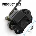Left Hydraulic Brake Master Caliper Rear Hand Hydraulic Disc Brake Assembly Replacement for 50cc 90cc 110ccc 125cc Chinese Taotao Roketa Sunl Go-Kart Dune Buggy Quad ATV Dirt Mini Bike