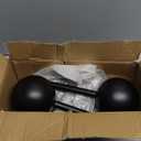 Hat Holders Vintage Dome Shape Design Removable Metal hat stands/Helmet/Cap/Wig Storage Holder Display Stand. (2 Black)