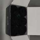 Lapulas Athletic Running Ankle Socks, Low Cut Cushioned Anti-Blister Tab Sports Socks Men Women 6Pairs (Large, Black)