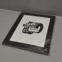 Bathroom Decor Wall Art Prints With Paper Frames, Funny Wall Signs Black and White Canvas Artwork Poster Carboard Frames 810inch Set of 4 (Black and White)