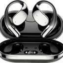 AI Translation Earbuds Real time, 144 Languages Translation Earbuds, Translator Device for Travel Business Learning, Black with Free APP for iOS and Android, 3-in-1 Translation Headphones.