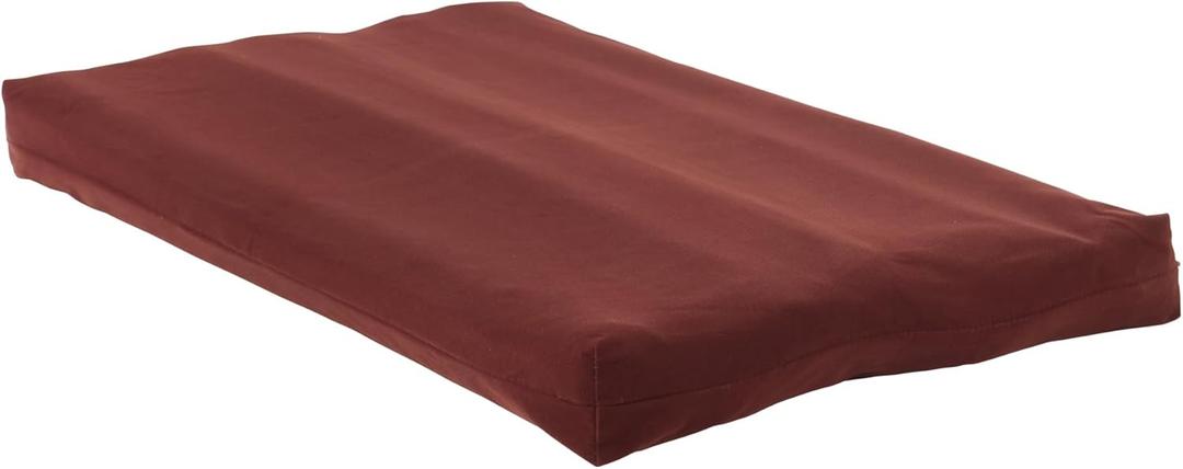 Happy Hounds Cooper Deluxe Reversible Crate Pad, Large, Burgundy