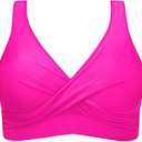 Women Bikini Top Only - Push Up Large Bust Swimsuit Top 2025 Twist Front Bathing Suit 18Plus