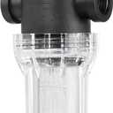  Inch Water Pump Strainer Filter, Pipe Water Pump Strainer with 80 Mesh Stainless Steel Filter Screen for Irrigation Garden