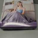 Mlivrom Heated Throw Blanket with 1-9 hrs Timer Auto-Off & 8 Heating Levels, Flannel Electric Blanket Full Body Warmth, ETL Certified & Machine Washable (50''60'', Grey)