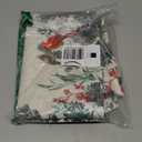 Christmas Red Bird Table Runner, Winter Xmas Red Berries Fir Branch Seasonal Farmhouse Dinner Table Decoration for Home Living Room Kitchen Dining Room 13x36in