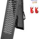 Ruedamann 83" Folding Motorcycle Ramp, 500 lbs Capacity, Black Series